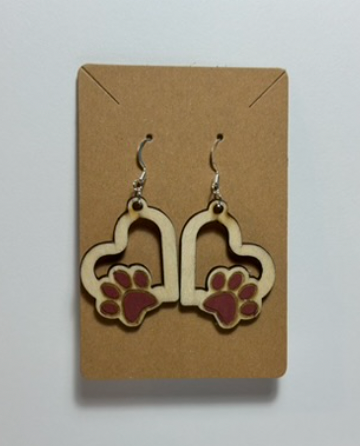 Paw Love Earrings
