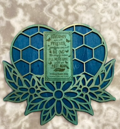 Heart Memorial Plaque