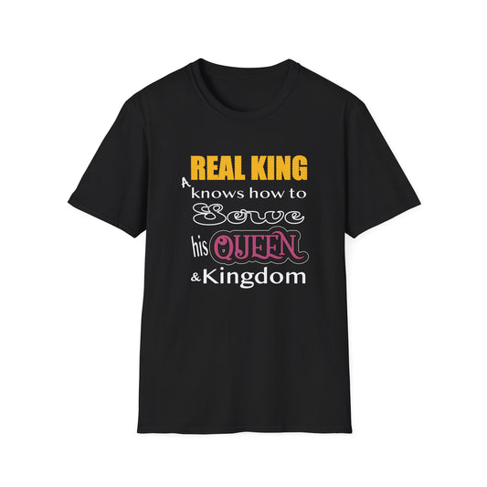 A Real King Knows How to Serve T-shirt