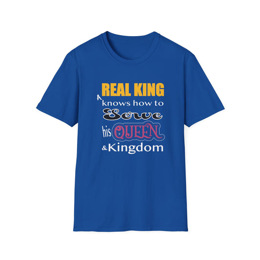 A Real King Knows How to Serve T-shirt